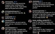 Screenshots from @benaskren on Instagram